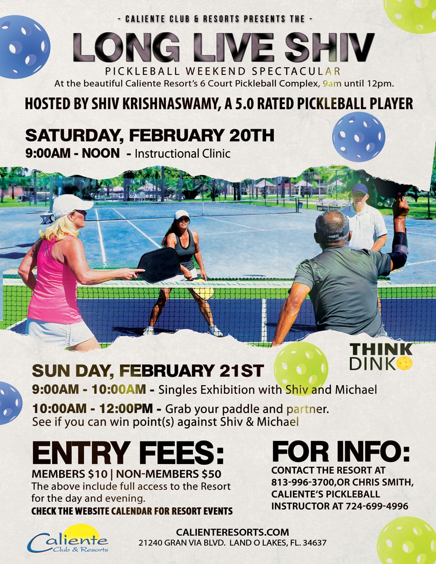 Pickleball Clinic Caliente Resorts